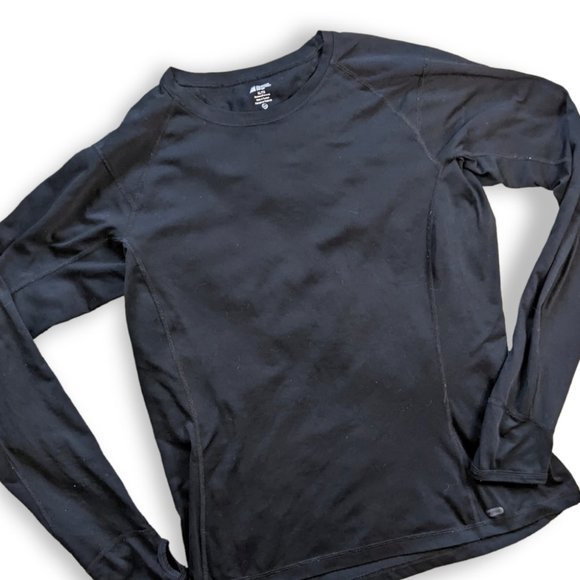MEC Womens long sleeve base layer black XL - Picture 1 of 4